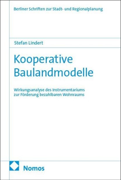 Kooperative Baulandmodelle, Stefan Lindert - Paperback - 9783756037339