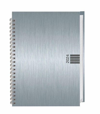 Wochen-Cheftimer A5, Alu silber 2024, Heye - Paperback - 9783756402250