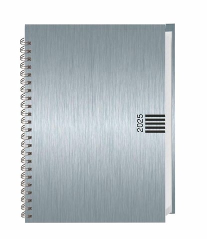 Wochen-Cheftimer A5, Alu silber 2025, Heye - Paperback - 9783756407590