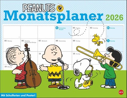Peanuts Monatsplaner 2026, |Heye - Paperback - 9783756410309