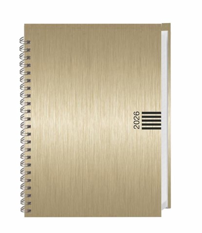 Wochen-Cheftimer A5, Alu gold 2026, Heye - Gebonden - 9783756413096