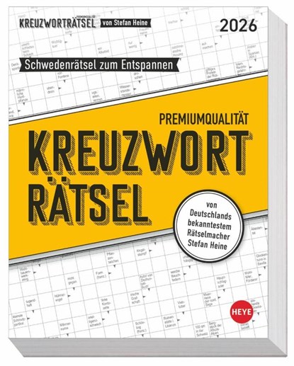 Stefan Heine Kreuzworträtsel Tagesabreißkalender 2026, Stefan Heine - Paperback - 9783756413638