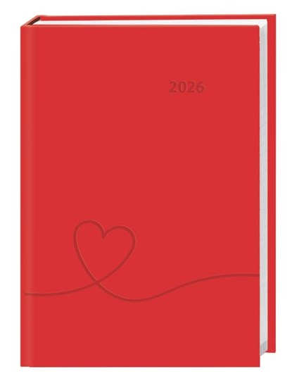 Kalenderbuch A6 koralle 2026, niet bekend - Gebonden - 9783756414130