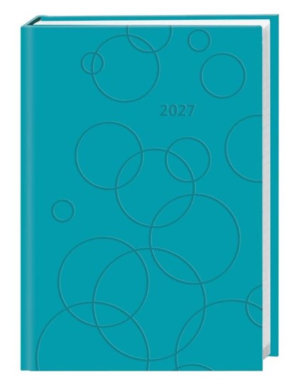 Kalenderbuch A6 blau 2027, niet bekend - Gebonden - 9783756417117