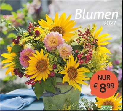 times&more Blumen Bildkalender 2027, Heye - Paperback - 9783756417315
