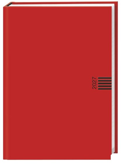 Tages-Cheftimer A5, rot 2027, Heye - Gebonden - 9783756417612