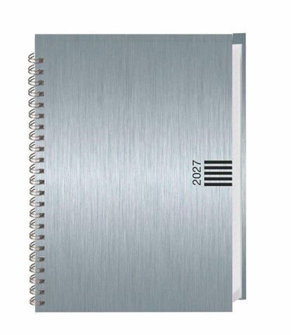 Wochen-Cheftimer A5, Alu silber 2027, Heye - Paperback - 9783756417629