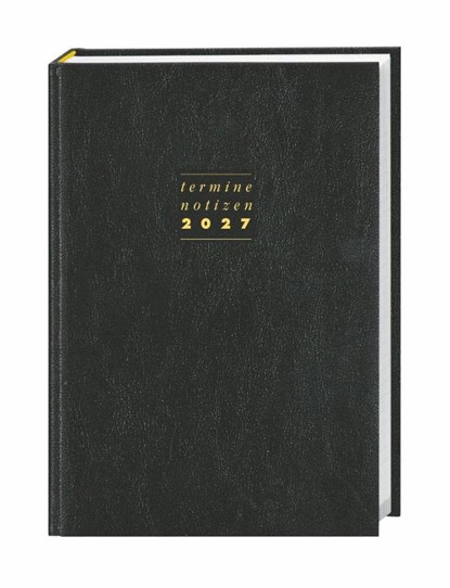 Terminer A6, Leder schwarz 2027, niet bekend - Gebonden - 9783756417759