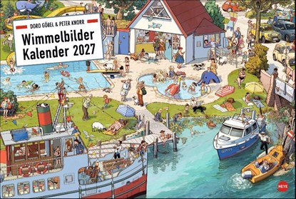 Göbel & Knorr Wimmelbilder Edition Kalender 2027, Doro Göbel ; Peter Knorr - Paperback - 9783756417841
