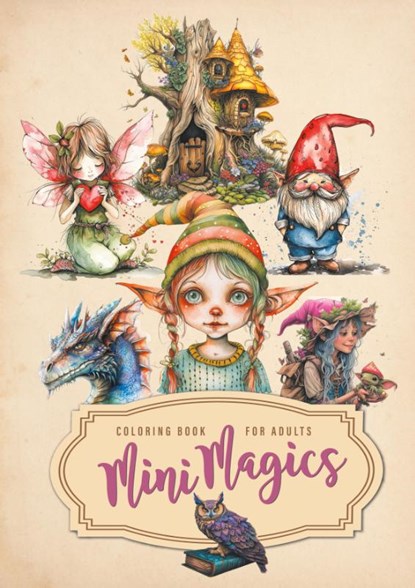 Mini Magics Coloring Book for Adults, Monsoon Publishing - Paperback - 9783758468834