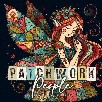 Patchwork People Coloring Book for Adults, Monsoon Publishing - Paperback - 9783758495885
