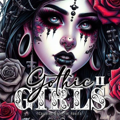 Gothic Girls Coloring Book for Adults 2, Monsoon Publishing - Paperback - 9783759807779