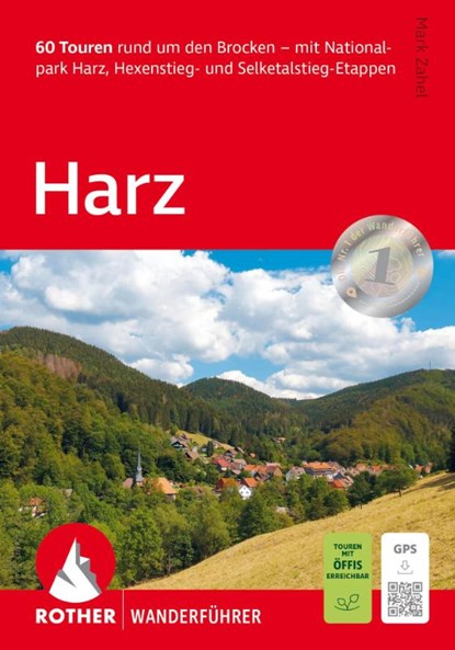 Harz, Rother Wanderführer, Mark Zahel - Paperback - 9783763314584