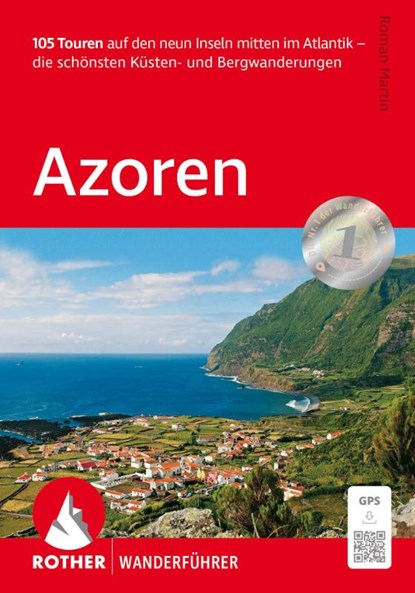 Azoren, Rother Wanderführer, Roman Martin - Paperback - 9783763315246