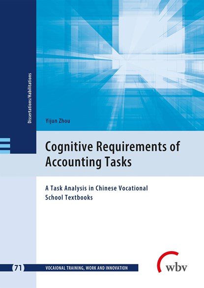 Cognitive Requirement of Accounting Tasks, Yijiun Zhou - Paperback - 9783763970797