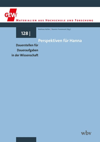 Perspektiven für Hanna, Andreas Keller ;  Yasmin Frommont - Paperback - 9783763973569