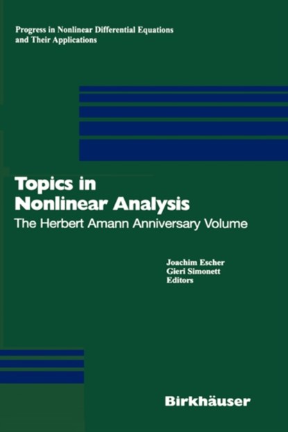Topics in Nonlinear Analysis, niet bekend - Gebonden - 9783764360160