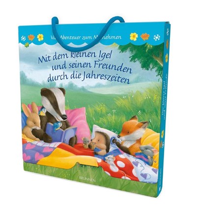 Mit dem kleinen Igel und seinen Freunden durch die Jahreszeiten, M Christina Butler - Paperback - 9783765550096