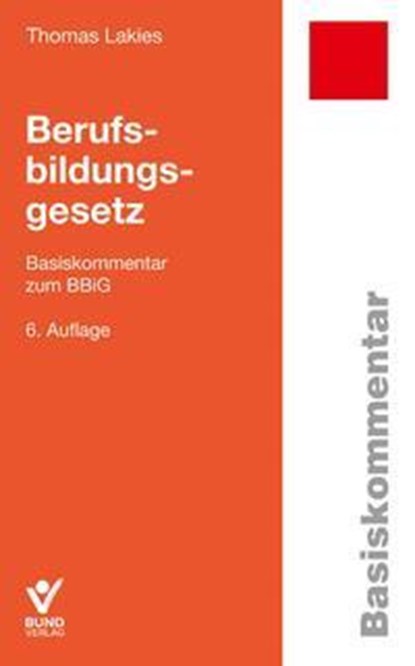 Berufsbildungsgesetz, Thomas Lakies - Paperback - 9783766373021