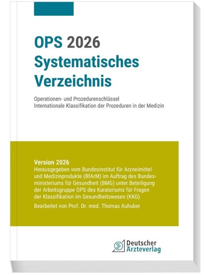 OPS 2026 Systematisches Verzeichnis, niet bekend - Paperback - 9783769138627