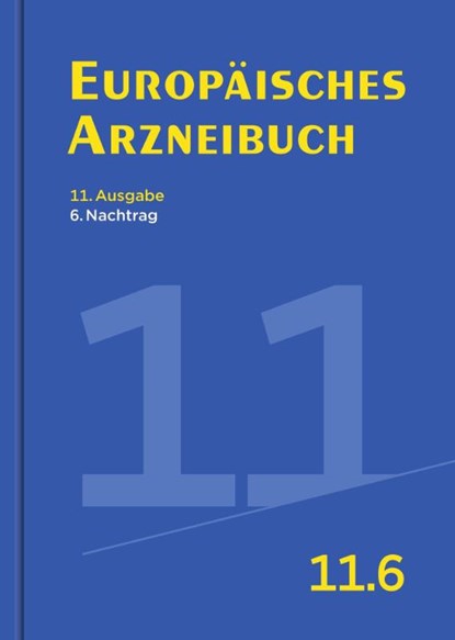 Europäisches Arzneibuch 11. Ausgabe, 6. Nachtrag, niet bekend - Gebonden - 9783769284690
