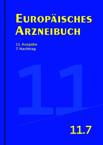 Europäisches Arzneibuch 11. Ausgabe, 7. Nachtrag, niet bekend - Gebonden - 9783769284942