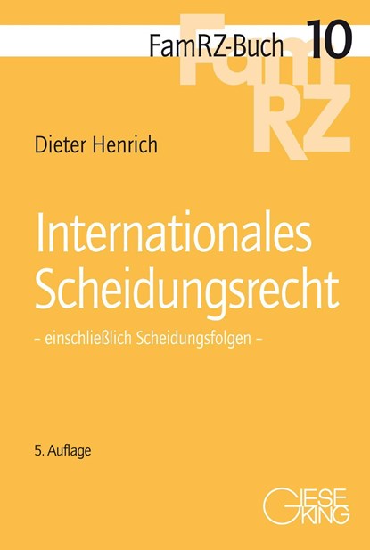 Internationales Scheidungsrecht, Dieter Henrich - Paperback - 9783769412802