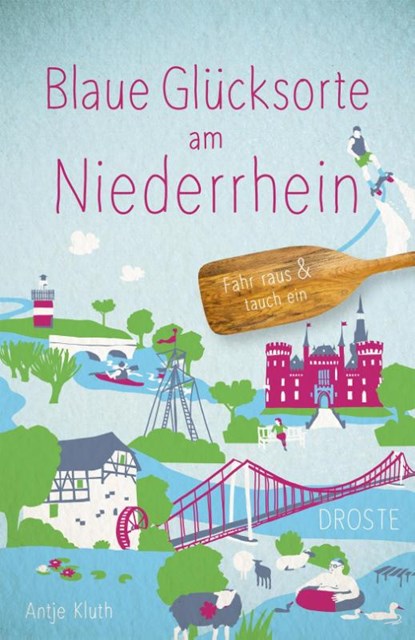 Blaue Glücksorte am Niederrhein, Antje Kluth - Paperback - 9783770025282