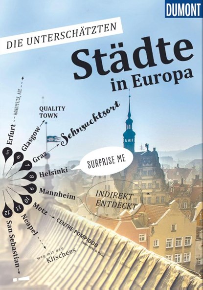 DuMont Bildband Die unterschätzten Städte in Europa, Matthias Pasler ; Daniel Izquierdo Hänni ; Manfred Görgens ; Britta Rath - Paperback - 9783770188659