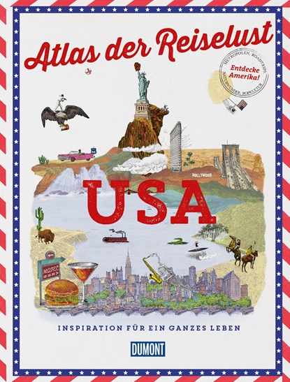 DuMont Bildband Atlas der Reiselust USA, Philippe Gloaguen - Gebonden - 9783770188680