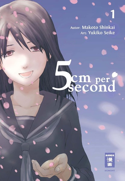 5 Centimeters per Second 01, Makoto Shinkai ;  Yukiko Seike - Paperback - 9783770442430
