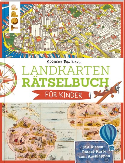 Landkartenrätselbuch für Kinder, Norbert Pautner - Paperback - 9783772443954