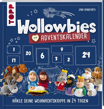 Wollowbies Adventskalender, Jana Ganseforth - Paperback - 9783772448881