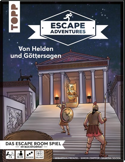 Escape Adventures - Von Helden und Göttersagen, Sebastian Frenzel ;  Simon Zimpfer ;  Sabrina Sgoda - Paperback - 9783772449284