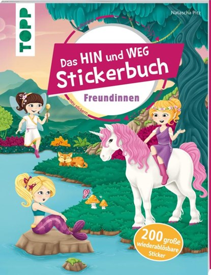 Das Hin-und-weg-Stickerbuch Freundinnen, Natascha Pitz - Gebonden - 9783772449796