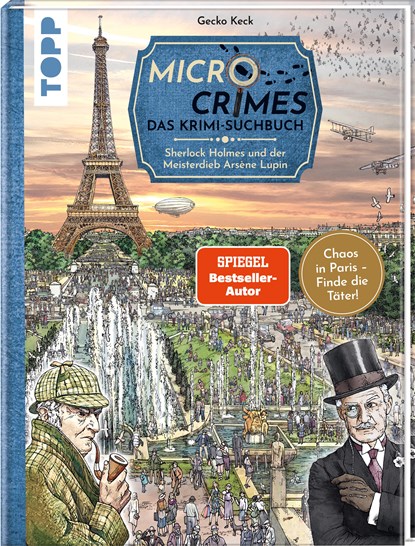 Micro Crimes. Das Krimi-Suchbuch. Sherlock Holmes und der Meisterdieb Arsène Lupin, Gecko Keck ;  Christian Weis - Gebonden - 9783772480942