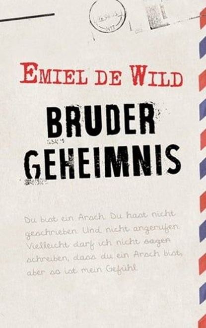 Brudergeheimnis, Emiel de Wild - Ebook - 9783772540806