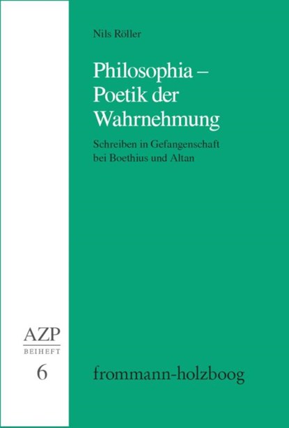 Philosophia - Poetik der Wahrnehmung, Nils Röller - Paperback - 9783772828966