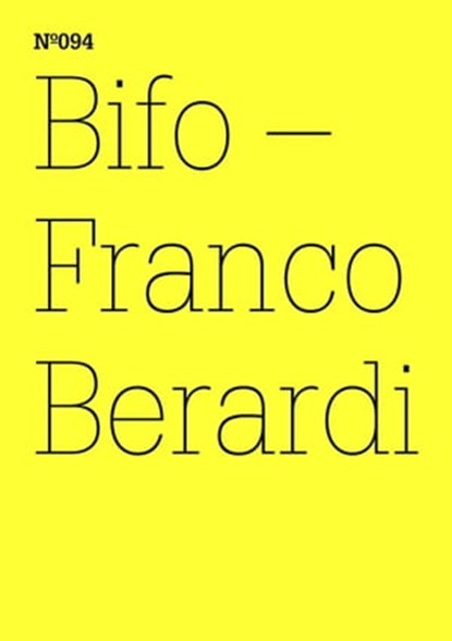 Bifo - Franco Berardi, Franco Berardi - Ebook - 9783775731232