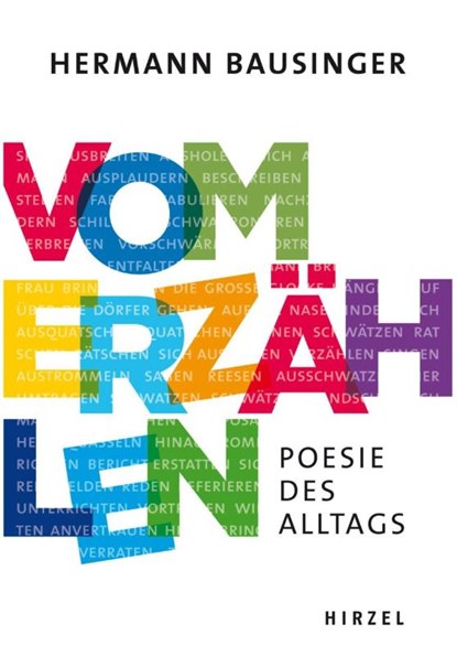 Vom Erzählen, Hermann Bausinger - Gebonden - 9783777630977
