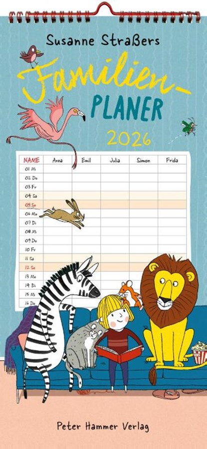 Susanne Straßers Familienplaner 2026, Susanne Straßer - Paperback - 9783779507796
