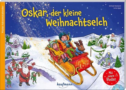 Oskar, der kleine Weihnachtselch, Michael Hamannt - Paperback - 9783780618306