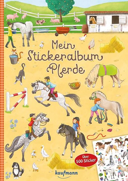 Mein Stickeralbum Pferde, Kristin Lückel - Gebonden - 9783780662897