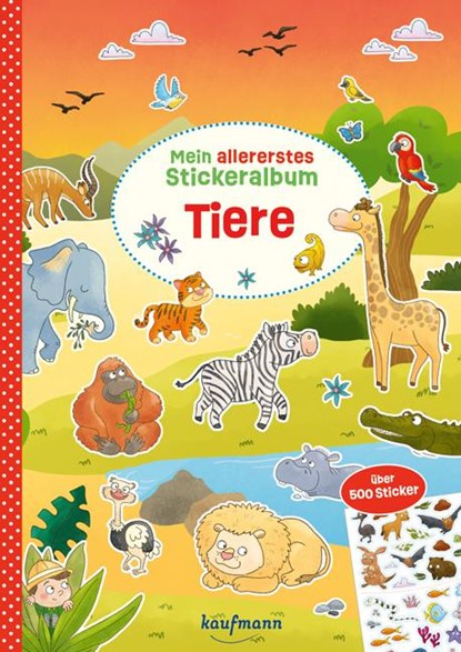 Mein allererstes Stickeralbum - Tiere, Nadine Weihe - Gebonden - 9783780665010