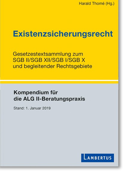 Existenzsicherungsrecht, Harald Thomé - Paperback - 9783784131375