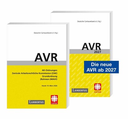 Paket AVR Buchausgabe 2026 + AVR 2027, Deutscher Caritasverband - Paperback - 9783784138442