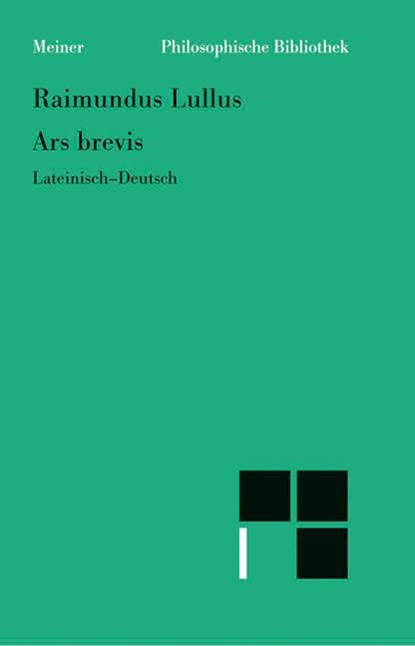 Ars brevis, Raimundus Lullus - Paperback - 9783787315703