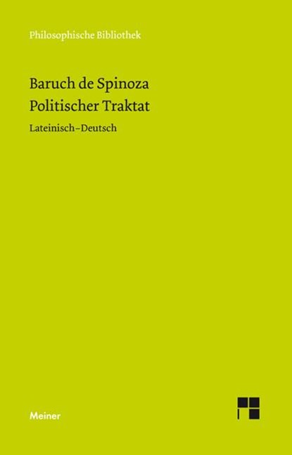 Politischer Traktat, Baruch de Spinoza - Paperback - 9783787319602