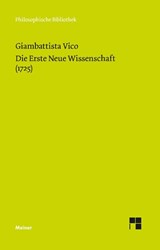 Die Erste Neue Wissenschaft (1725) - Giambattista Vico - 9783787342310