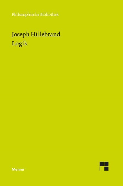 Logik, Joseph Hillebrand - Paperback - 9783787349258